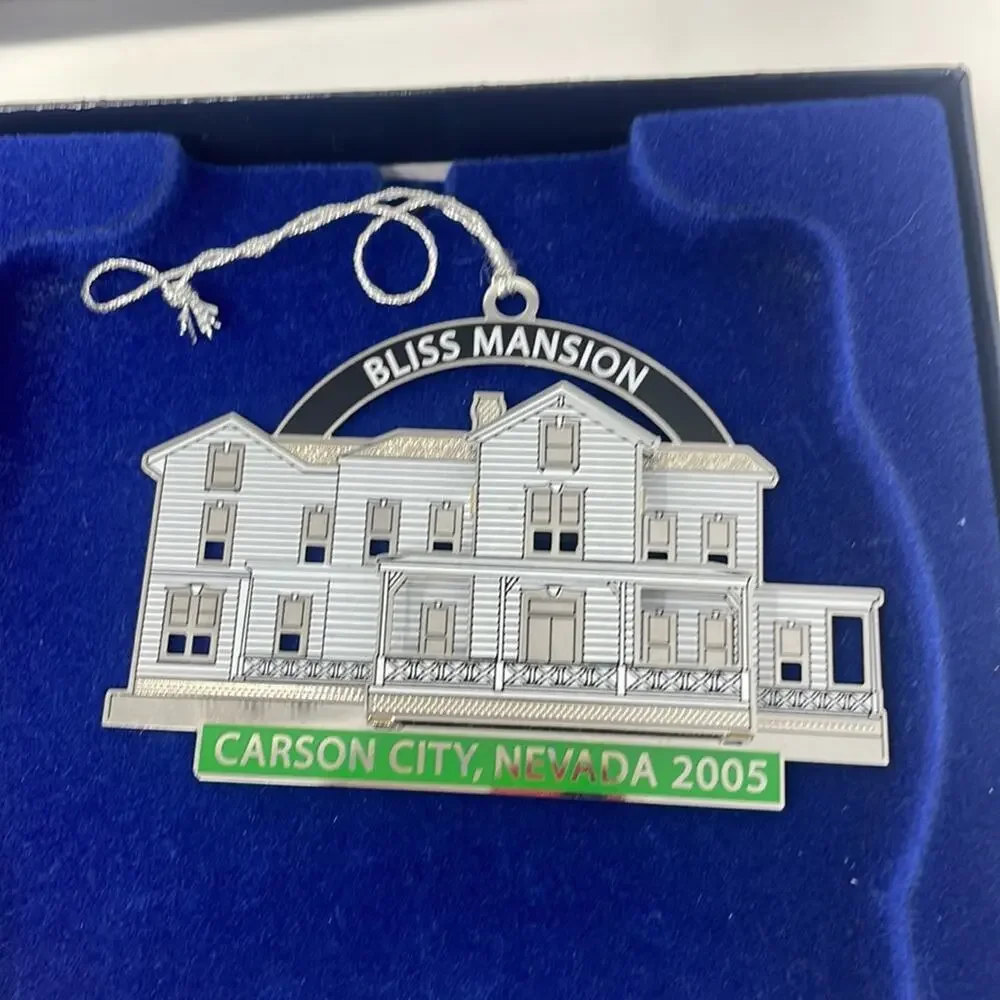 Bundle of 8 Carson City, Nevada yearly ornaments